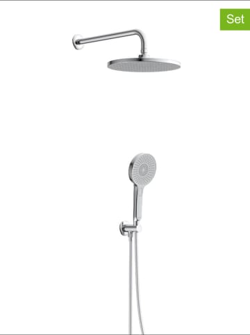 Schütte 5tlg. Brause-Set ''Karibik'' in Chrom/ Hellgrau