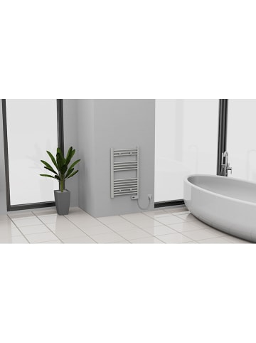 Schütte Elektryczny grzejnik łazienkowy w kolorze białym - 50 x 80 cm