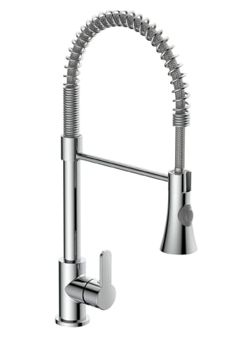 eisl since 1980 Lagedruk-keukenkraan met spiraalveer "Leon" chroomkleurig
