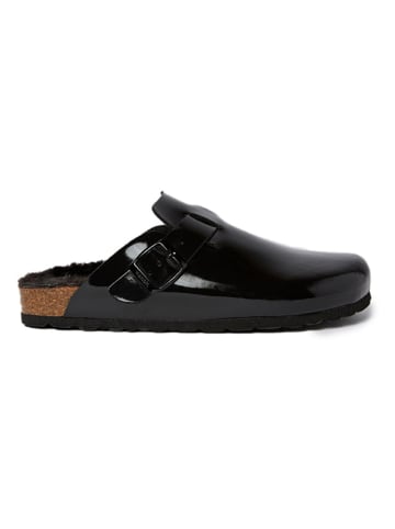 Mandel Clogs in Schwarz