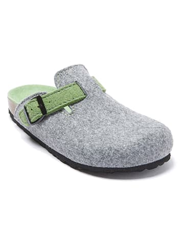 Mandel Clogs grijs/groen