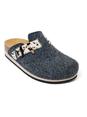 Mandel Clogs donkergrijs