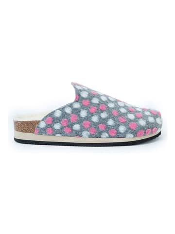 Mandel Clogs grijs/roze