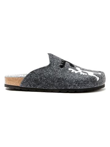 Mandel Clogs in Dunkelgrau