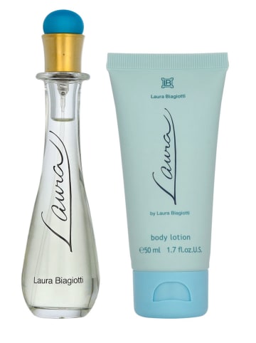 Laura Biagiotti 2-delige geschenkset: "Laura" - eau de toilette en bodylotion