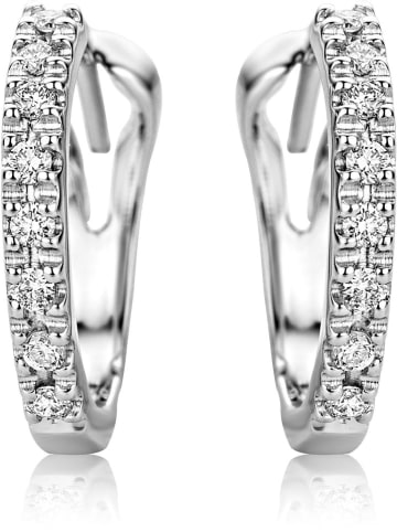 Diamant Exquis Weißgold-Ohrringe mit Diamanten