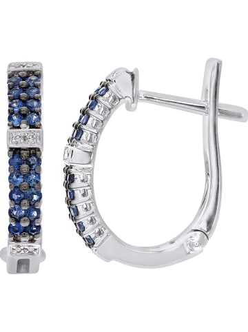 Revoni Weißgold-Creolen mit Diamanten