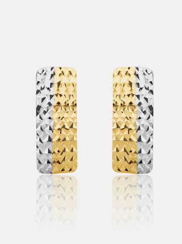 Revoni Gold/ Weißgold-Ohrringe