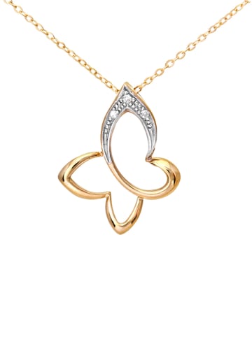 Revoni Gold-Halskette mit Diamant-Anhänger - (L)45 cm