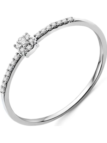 Revoni Witgouden ring met diamanten