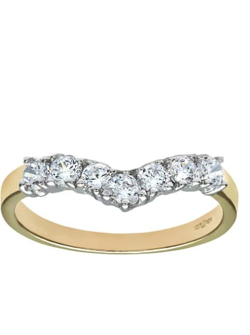 Diamant Exquis Gold-Ring mit Edelsteinen