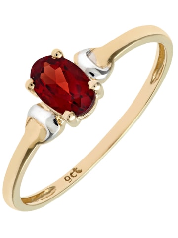 Diamant Exquis Gold-Ring mit Edelstein