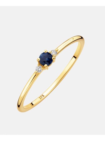 Revoni Gouden ring met diamanten en edelsteen