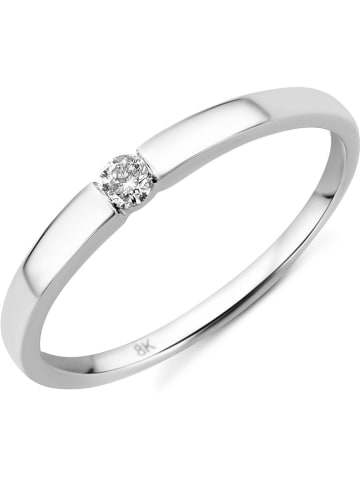 Diamant Exquis Weißgold-Ring mit Diamant