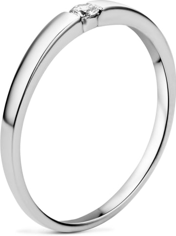Diamant Exquis Witgouden ring met diamant