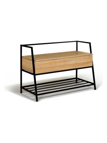 IDOMYA Essentials Schoenenbank "Timeo" lichtbruin - (B)90 x (H)60 x (D)39 cm