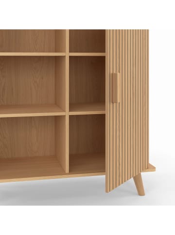 IDOMYA Essentials Kommode "Faustine" in Hellbraun - (B)70 x (H)81 x (T)30 cm