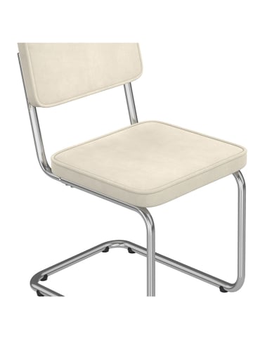 IDOMYA Factory 4-delige set: eetkamerstoelen "Naya" crème - (B)44 x (H)79 x (D)52 cm