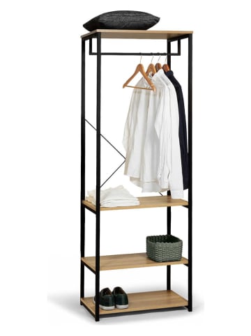 IDOMYA Essentials Kapstok "Memphis" lichtbruin/zwart - (B)60 x (H)167 x (D)40 cm