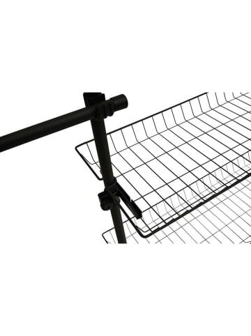 IDOMYA Essentials Garderoba w kolorze czarnym - 305 x 278 x 35 cm
