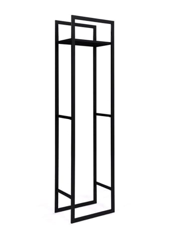 Inkazen Stojak w kolorze czarnym na drewno - 45 x 170 x 30 cm