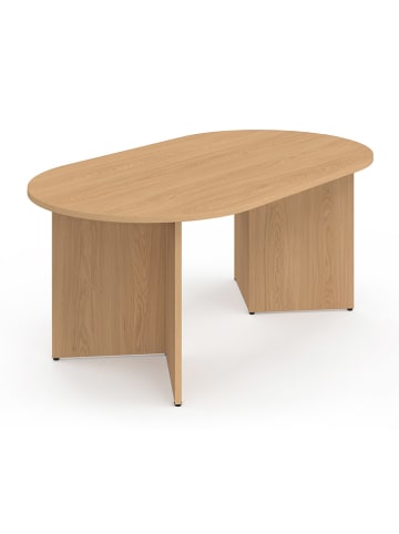 IDOMYA Factory Salontafel "Gabin" lichtbruin - (B)110 x (H)45 x (D)60 cm