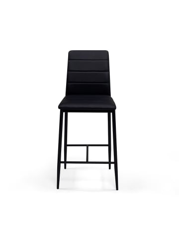 IDOMYA Factory 2-delige set: barkrukken "Regilux" zwart - (B)43 x (H)100 x (D)52 cm