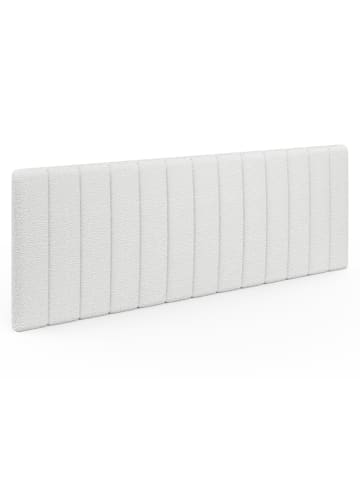 IDOMYA Essentials Wandbedhoofdbord "Céline" wit - (B)160 x (H)58 x (D)8 cm