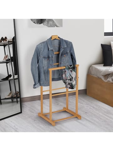 IDOMYA Essentials Kleiderständer "Maya" in Hellbraun - (B)47,5 x (H)97 x (T)36 cm