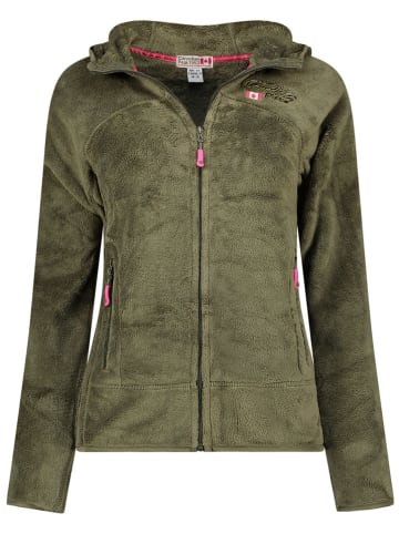 Canadian Peak Kurtka polarowa "Upaloodeak" w kolorze khaki