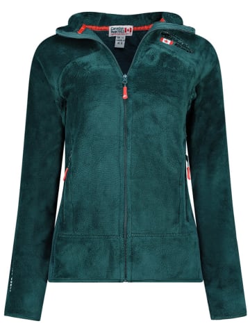 Canadian Peak Fleecejacke "Upaloodeak" in Dunkelgrün