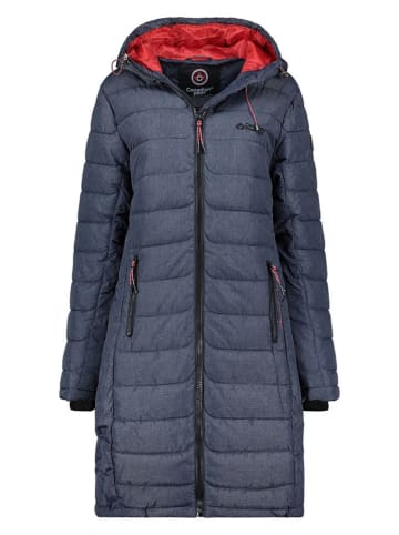 Canadian Peak Płaszcz pikowany w kolorze granatowym