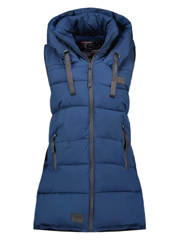 Canadian Peak Doorgestikte bodywarmer "Dolbeak" donkerblauw