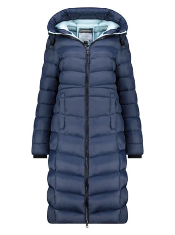 Canadian Peak Doorgestikte mantel donkerblauw