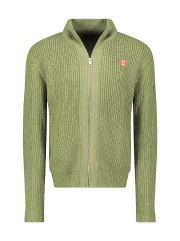 Canadian Peak Cardigan in Grün