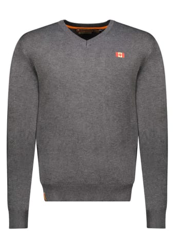 Canadian Peak Sweter "Felineak" w kolorze szarym