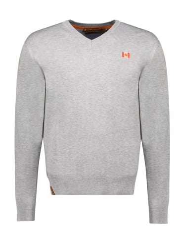 Canadian Peak Sweter "Felineak" w kolorze szarym