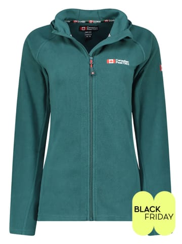 Canadian Peak Fleece vest "Tugoodeak" donkergroen