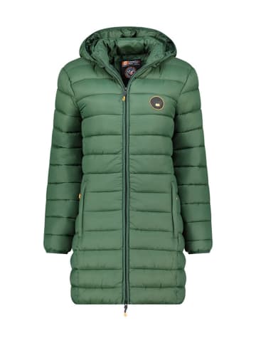 Canadian Peak Doorgestikte mantel "Atikamapeak" groen