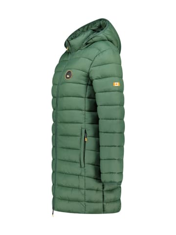 Canadian Peak Płaszcz pikowany "Atikamapeak" w kolorze zielonym