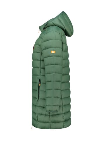 Canadian Peak Płaszcz pikowany "Atikamapeak" w kolorze zielonym