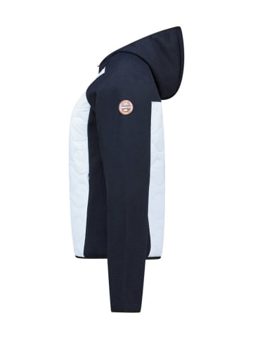 Canadian Peak Kurtka polarowa "Tenessieak" w kolorze granatowo-białym