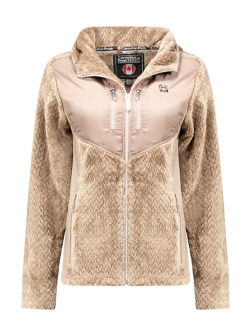 Canadian Peak Fleece vest "Urenaeak" lichtbruin