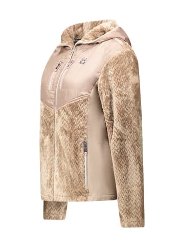 Canadian Peak Kurtka polarowa "Urenaeak" w kolorze jasnobrązowym