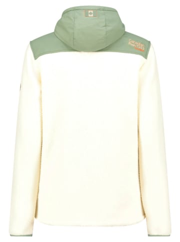 Canadian Peak Fleecejacke "Toulouseak" in Creme/ Grün