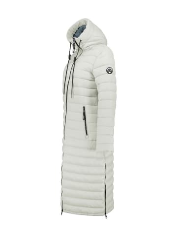 Canadian Peak Doorgestikte mantel "Azuleak" crème