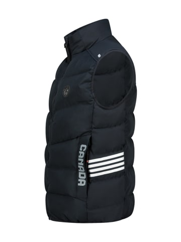 Canadian Peak Doorgestikte bodywarmer "Vincenteak" donkerblauw
