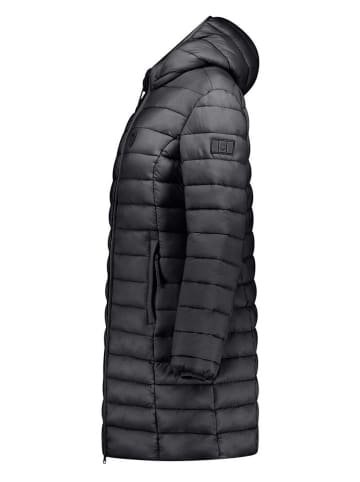 Canadian Peak Doorgestikte mantel "Akitaleak" zwart