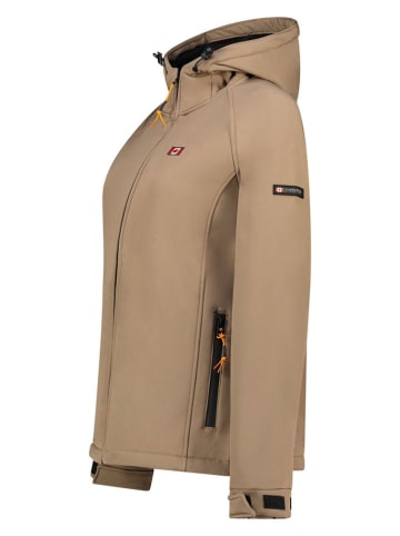 Canadian Peak Kurtka softshellowa "Tamigoglasseak" w kolorze jasnobrązowym