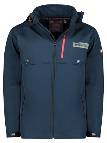 Canadian Peak Softshelljas in "Tabloeak" donkerblauw